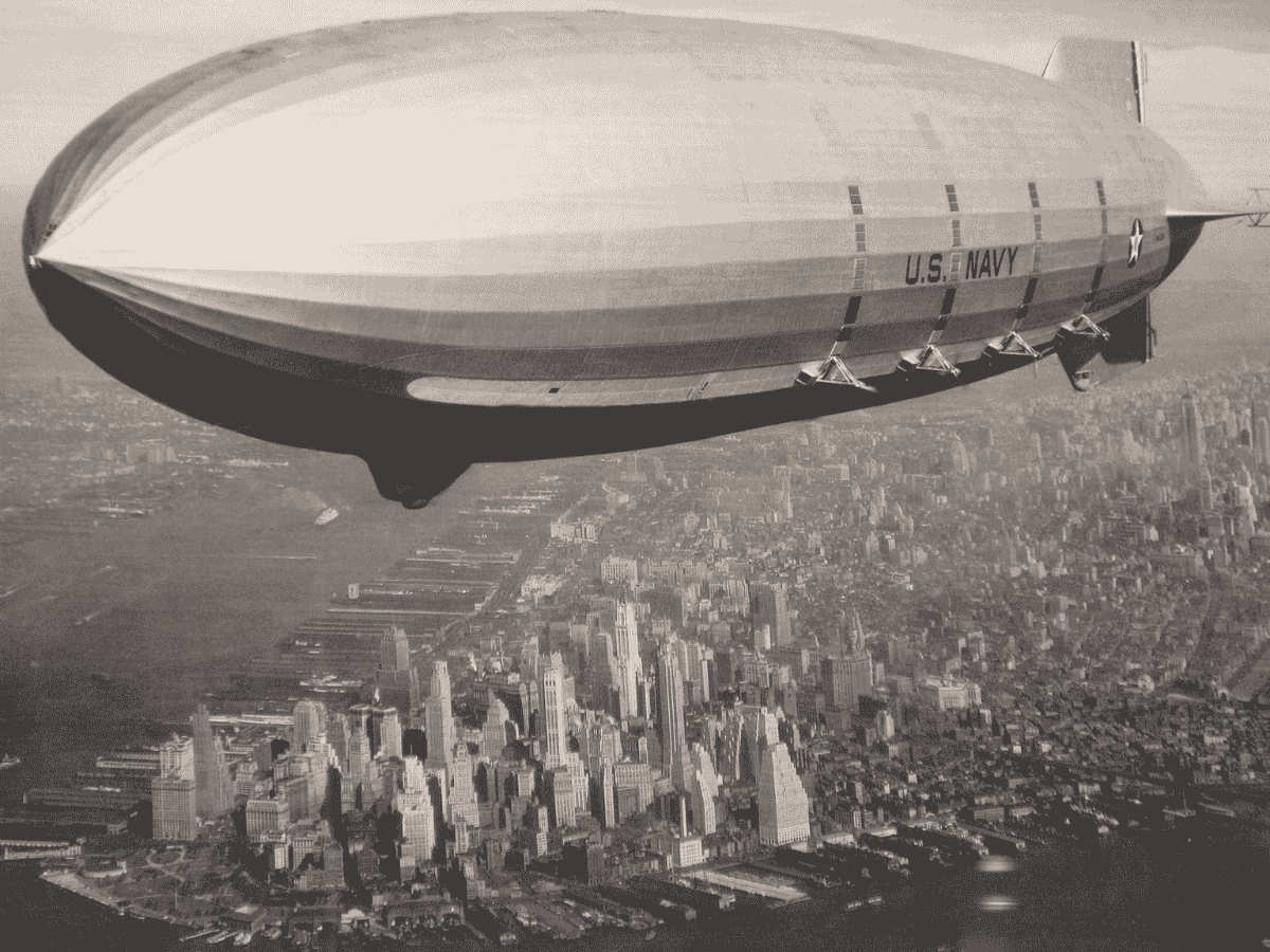 waterstofgas zeppelin