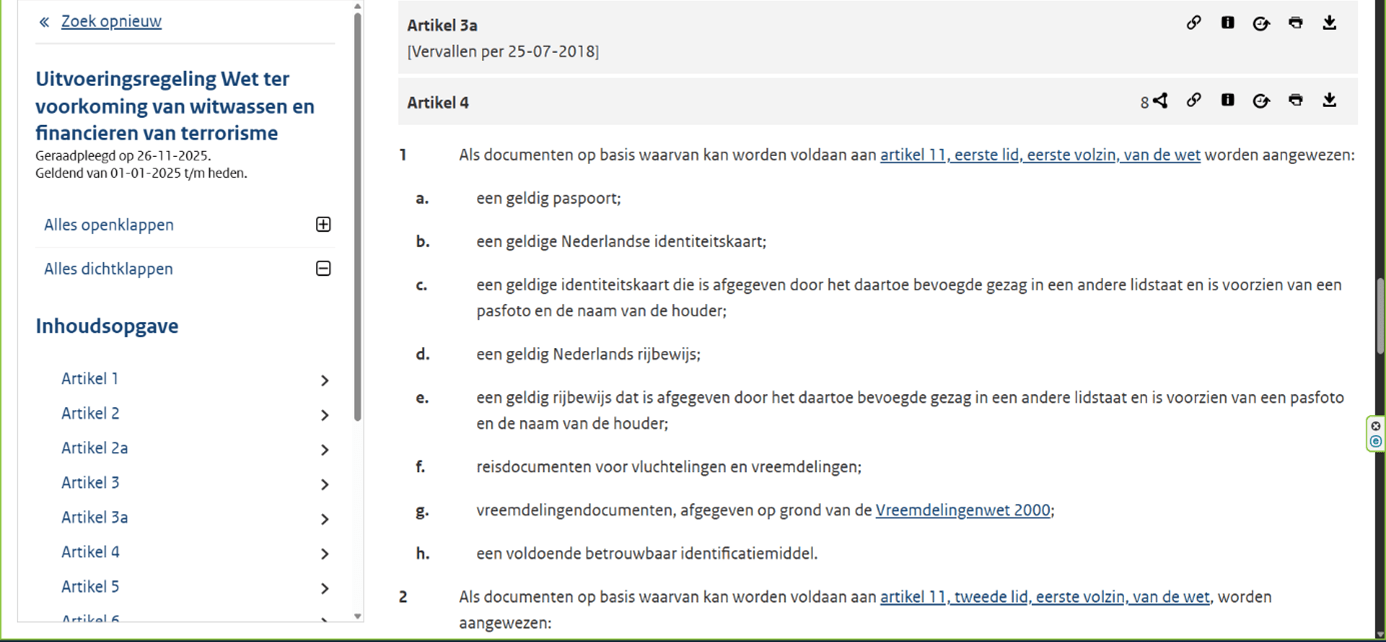 met welke documenten mag je je identificeren?