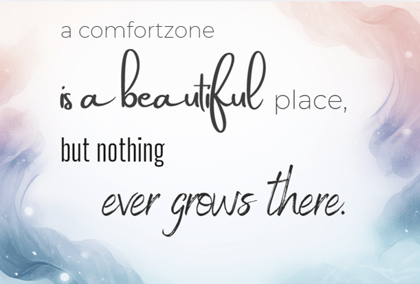 buiten de comfortzone groei ligt buiten de comfortzone. Angsten aankijken