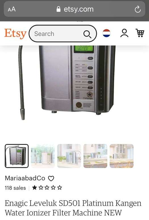 2e hands kangen apparaat Kangen apparaat via Marktplaats