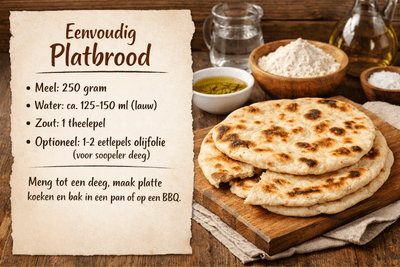 platbrood maken voor noodsituaties