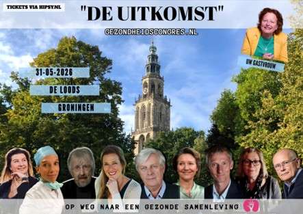 flyer gezondheidscongres 2026, De Uitkomst, Groningen