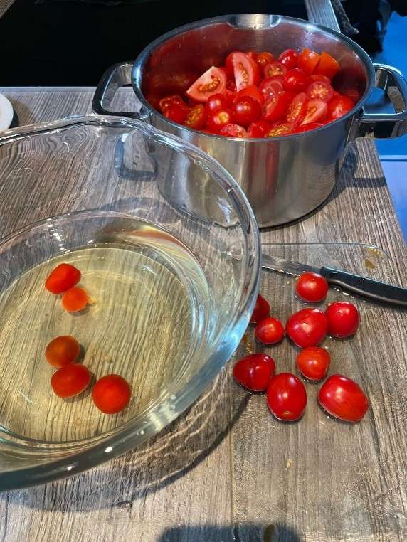 tomaten wassen met pH11,5 sterk alkalisch water